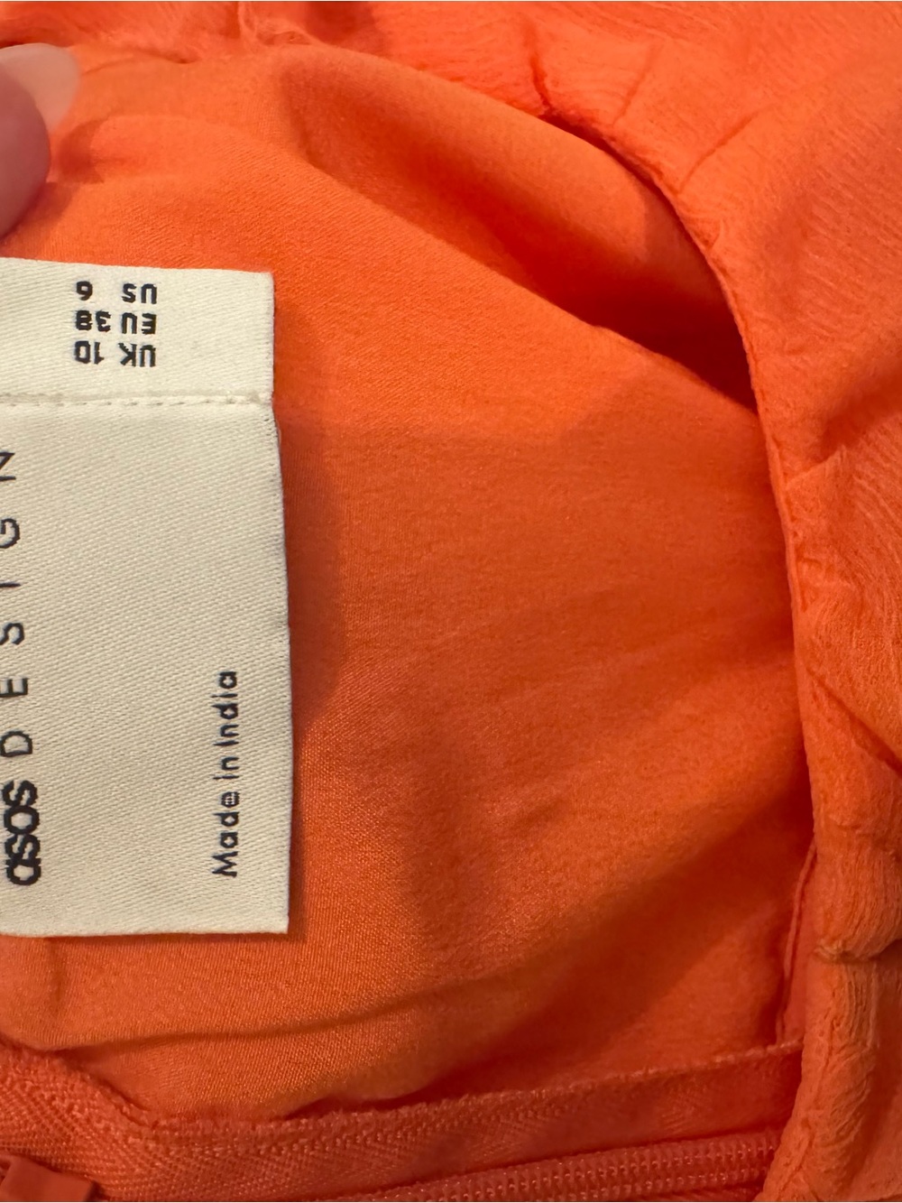 ASOS Coral Ruffle High-Low Maxi Dress - Picture 3 of 5